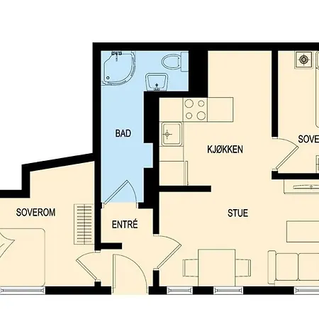 Steinkjellergaten Apartment *