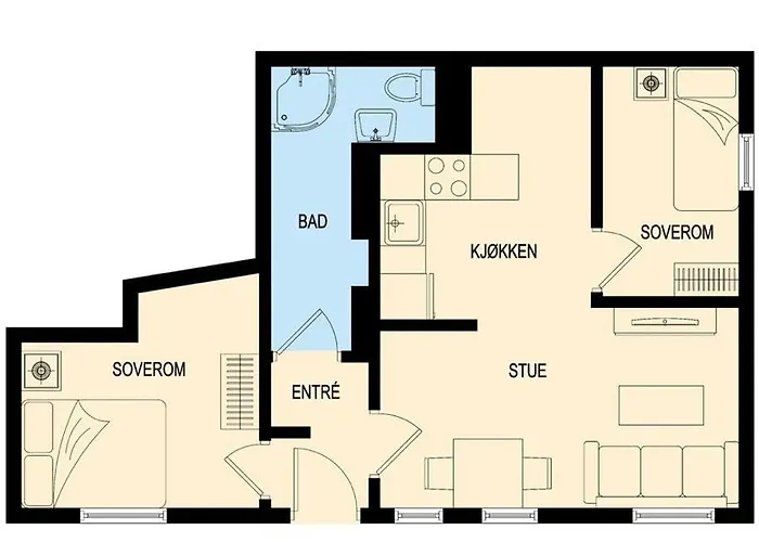 Steinkjellergaten Apartment *